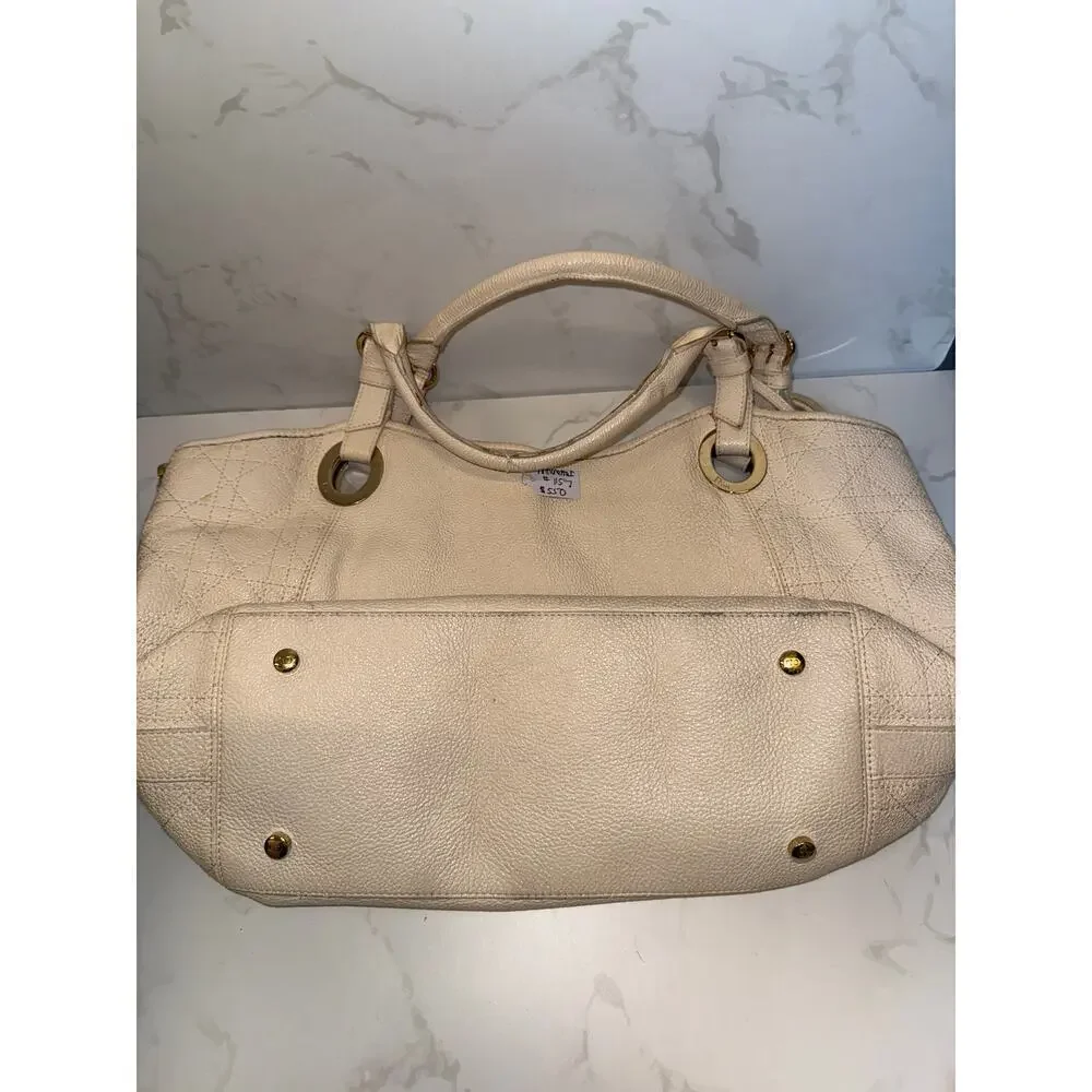 Dior Leather Tote Bag